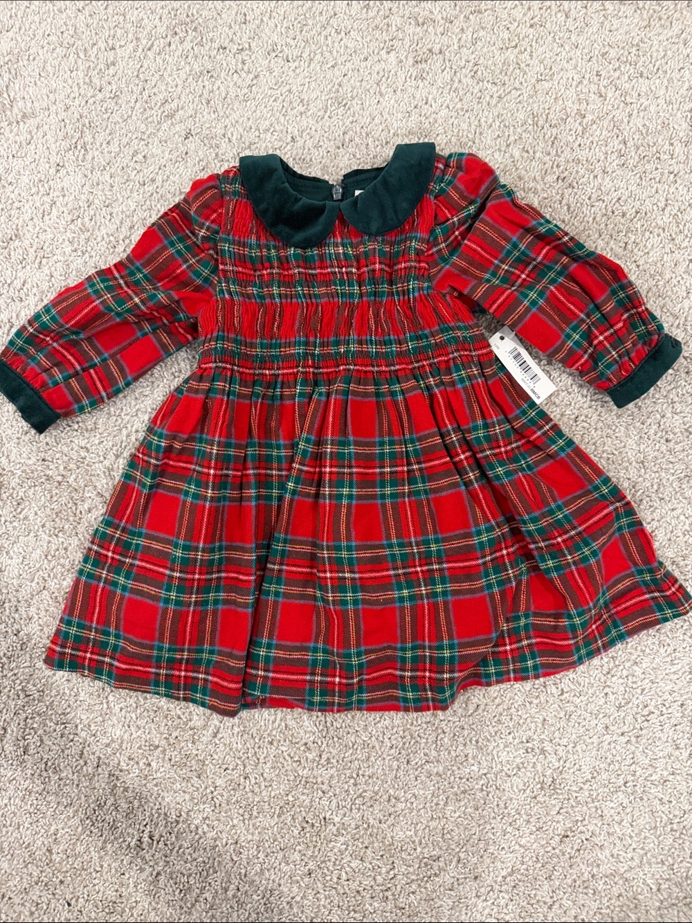 Amazon Essentials x Sofia Grainge plaid dress